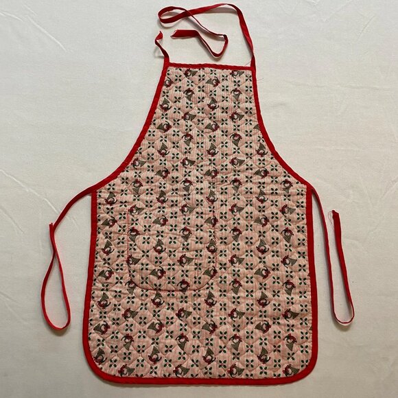 Christmas Kitchen Apron Vintage Baking Hosting 80s - Picture 6 of 6